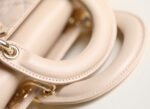 SMALL LADY D-JOY 22 IN LIGHT PINK LAMBSKIN - Image 8