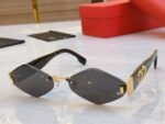 PANTHÈRE RHOMBUS FRAME SUNGLASSES CT00638S IN METAL AND ACETATE - Image 3