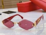 PANTHÈRE RHOMBUS FRAME SUNGLASSES CT00638S IN METAL AND ACETATE - Image 13