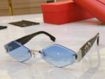 PANTHÈRE RHOMBUS FRAME SUNGLASSES CT00638S IN METAL AND ACETATE - Image 5