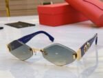PANTHÈRE RHOMBUS FRAME SUNGLASSES CT00638S IN METAL AND ACETATE - Image 15