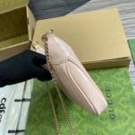 JACKIE NOTTE MINI BAG 19 IN LIGHT PINK CRACKED LACQUER CALFSKIN GOLD HARDWARE - Image 8
