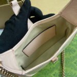 JACKIE NOTTE MINI BAG 19 IN LIGHT PINK CRACKED LACQUER CALFSKIN GOLD HARDWARE - Image 21