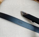 PRADA 25S BELT 33 MM IN BLACK CALFSKIN 551859 - Image 3