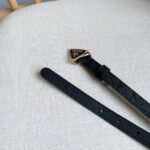 PRADA 25S BELT 15 MM IN BLACK CALFSKIN 598410 - Image 14