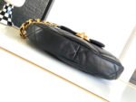 CC LARGE 30 HOBO BAG IN BLACK CALFSKIN MIX METAL HARDWARE - Image 8