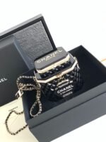 CC 12 TEA BOX MINAUDIERE BAG IN BLACK RESIN - Image 13