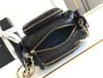 CHANEL 25S CAMERA BAG 23 IN BLACK LAMBSKIN WITH GOLD HARDWARE - Image 3