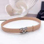CC 30MM BELT IN DESERT SAND CALFSKIN METAL HARDWARE - Image 10