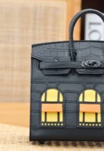 BIRKIN FAUBOURG TOUCH 20 IN BLACK CALFSKIN WITH SILVER HARDWARE - Image 13