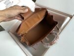 BIRKIN 25 BAG IN CHOCOLATE BROWN CALFSKIN WITH COLORFUL STICKER - Image 5