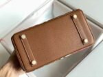BIRKIN 25 BAG IN CHOCOLATE BROWN CALFSKIN WITH COLORFUL STICKER - Image 6