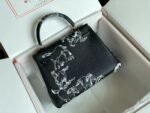 BIRKIN 25 BAG IN BLACK CALFSKIN WITH WHITE STICKER - Image 8