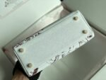 BIRKIN 25 BAG IN WHITE CALFSKIN WITH COLORFUL STICKER 228763 - Image 6