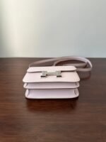 CONSTANCE 18 LIGHT PINK CHEVRE SILVER HARDWARE - Image 17