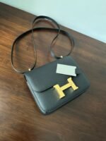 CONSTANCE 18 BLACK EPSOM GOLD HARDWARE WITH MIRROR - Image 2