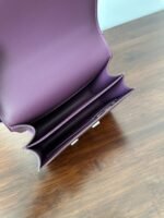 CONSTANCE 18 PURPLE OSTRICH SILVER HARDWARE - Image 11