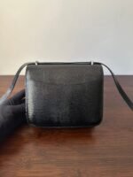 CONSTANCE 18 BLACK LIZARD SILVER HARDWARE - Image 15