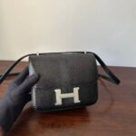 CONSTANCE 18 BLACK LIZARD SILVER HARDWARE - Image 10