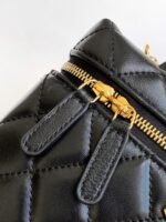 CHANEL 25S VANITY BAG 19 IN BLACK LAMBSKIN GOLD HARDWARE - Image 13