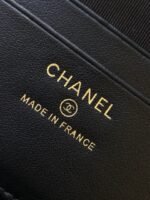 CHANEL 25S VANITY BAG 19 IN BLACK LAMBSKIN GOLD HARDWARE - Image 9