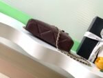 CHANEL 25S VANITY BAG 19.5 CM IN BURGUNDY BROWN LAMBSKIN - Image 16