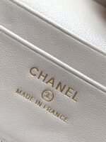 CHANEL 25S VANITY BAG 19.5 CM IN LIGHT BEIGE LAMBSKIN - Image 9