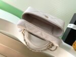 CHANEL 25S VANITY BAG 19.5 CM IN LIGHT BEIGE LAMBSKIN - Image 6