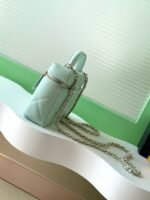 CHANEL 25S VANITY BAG 19.5 CM IN MINT GREEN LAMBSKIN - Image 11