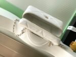 CHANEL 25S VANITY BAG 19.5 CM IN WHITE LAMBSKIN - Image 16