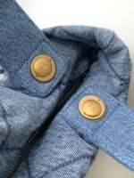 CHANEL 25S MAXI BOW BAG 38 IN BLUE DENIM WITH GOLD HARDWARE - Image 12