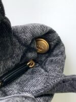 CHANEL 25S MAXI BOW BAG 26 IN DARK GREY DENIM WITH GOLD HARDWARE - Image 14