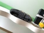 CHANEL 25S MAXI BOW BAG 26 IN DARK GREY DENIM WITH GOLD HARDWARE - Image 18