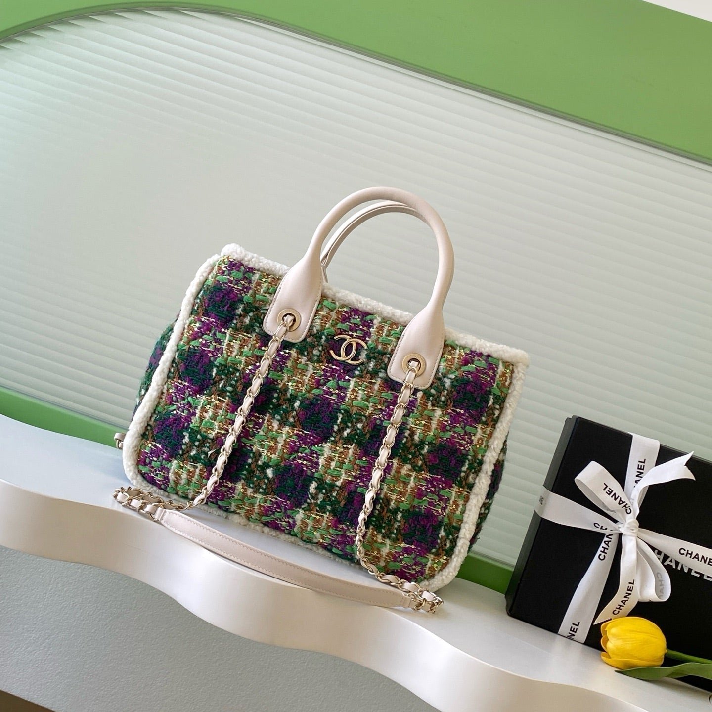 img_ecb71349_20251124_i1763972484382_539_0_0_jpg CHANEL 25S SHOPPING BAG 34 IN MULTICOLOR TWEED - Image 1