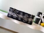CHANEL 25S SHOPPING BAG 34 IN BLACK MIX GREY TWEED - Image 15