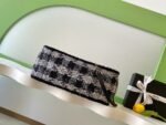 CHANEL 25S SHOPPING BAG 40 IN BLACK MIX GREY TWEED - Image 7