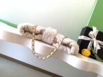 CHANEL 25S BOW BAG 38 IN CREAM WHITE TWEED WITH GOLD HARDWARE - Image 14