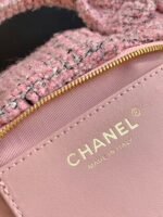 CHANEL 25S BOW BAG 26 IN PINK TWEED WITH GOLD HARDWARE - Image 18