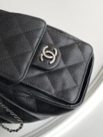 CHANEL 25S HOBO BAG 22 IN BLACK CAVIAR LEATHER STYLE 1 - Image 12