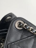 CHANEL 25S HOBO BAG 22 IN BLACK CAVIAR LEATHER STYLE 1 - Image 14