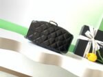 CHANEL 25S HOBO BAG 22 IN BLACK GLOSSY CALFSKIN WITH GOLD HARDWARE - Image 12