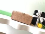 CHANEL 25S HOBO BAG 22 IN BEIGE BROWN CAVIAR LEATHER WITH GOLD HARDWARE - Image 14