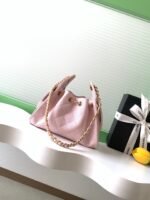 CHANEL 25S HOBO BAG 22 IN LIGHT PINK CAVIAR WITH GOLD HARDWARE - Image 2