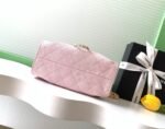 CHANEL 25S HOBO BAG 22 IN LIGHT PINK CAVIAR WITH GOLD HARDWARE - Image 16