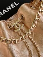 CHANEL 25S HOBO BAG 30 IN ROSE METALLIC CAVIAR - Image 16