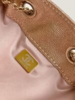 CHANEL 25S HOBO BAG 30 IN ROSE METALLIC CAVIAR - Image 18