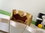 CHANEL 25S HOBO BAG 30 IN METALLIC GOLD CAVIAR LEATHER - Image 12