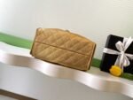 CHANEL 25S HOBO BAG 30 IN METALLIC GOLD CAVIAR LEATHER - Image 15