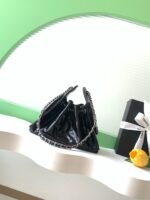CHANEL 26S HOBO BAG 22 IN BLACK CALFSKIN - Image 2
