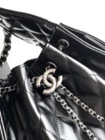CHANEL 26S HOBO BAG 30 IN BLACK CALFSKIN - Image 13